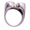 Vintage Barry Kieselstein Cord Diamond Sterling Silver Heart Ring 1998 (4)