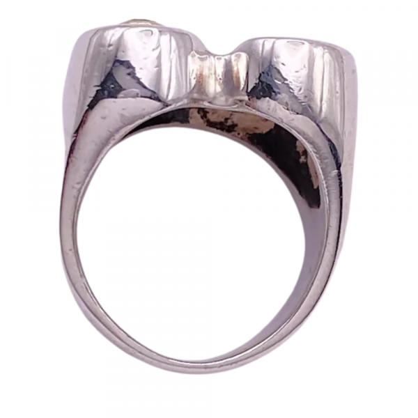 Vintage Barry Kieselstein Cord Diamond Sterling Silver Heart Ring 1998 (4)