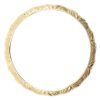 Yellow Gold Diamond Cut Band Ring 14K side
