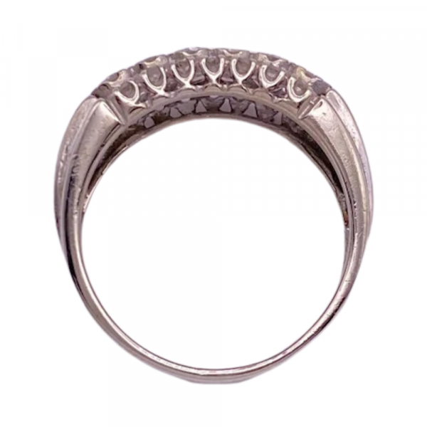 .32ctw 3 Row Diamond Band Ring 14K White Gold (4)