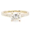 GIA Certified 1.48ctw Diamond Engagement Ring 14K Yellow Gold