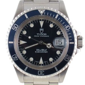 Pre-Owned Tudor Submariner 40MM (1993) Stainless Steel Model 79090 Front Close