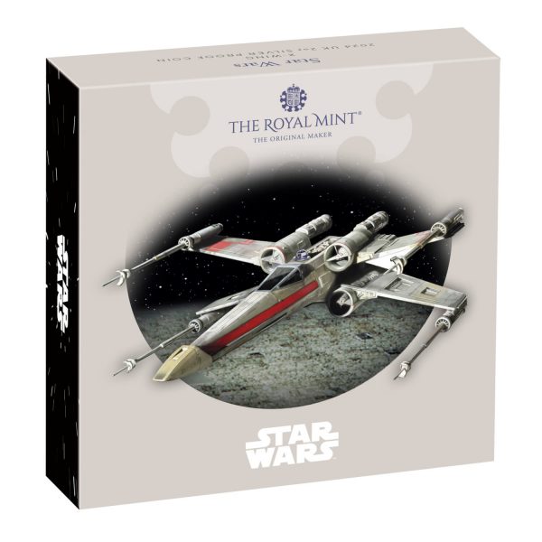 2024 Great Britain Star Wars X-Wing 2oz Silver Proof Coin