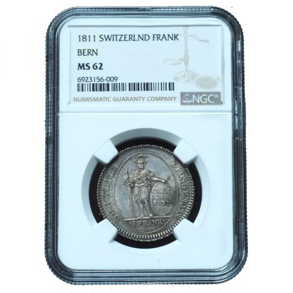 1811 Switzerland Bern Franc MS62 NGC