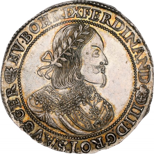 1658-KB Hungary Taler Ferdinand III MS62 NGC