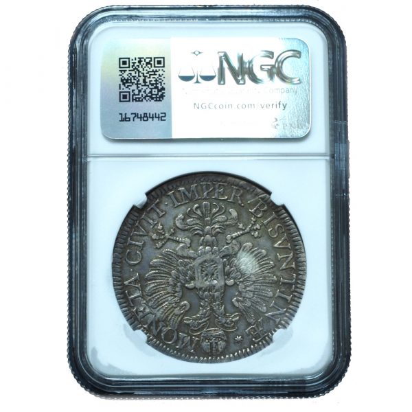 1659 Germany Besancon Taler DAV-5070 AU53 NGC