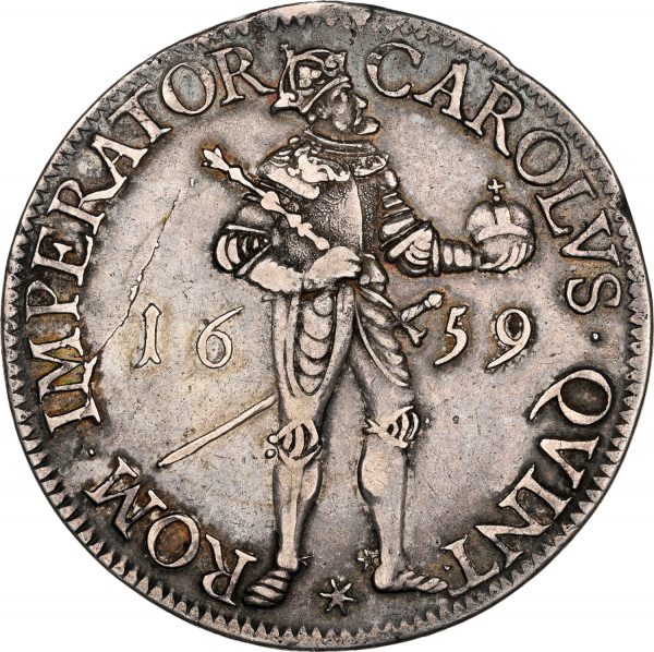 1659 Germany Besancon Taler DAV-5070 AU53 NGC