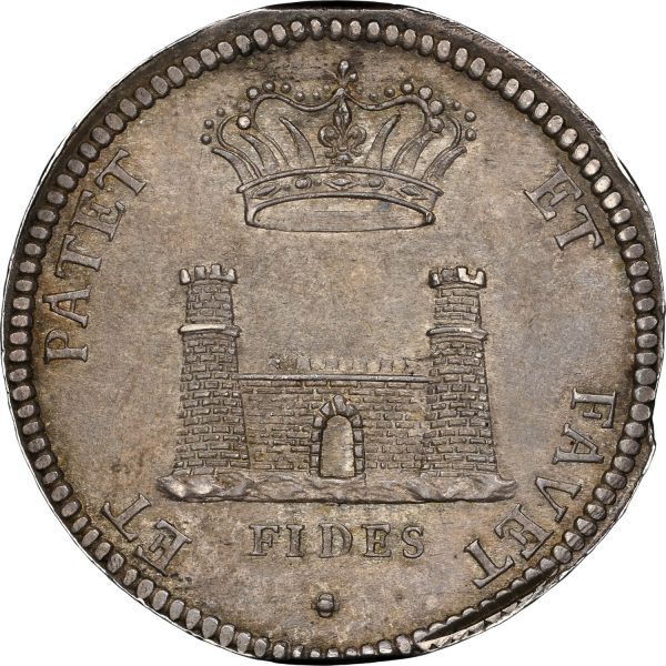 1712 Italy Tuscany Tallero DAV-1500 AU58 NGC