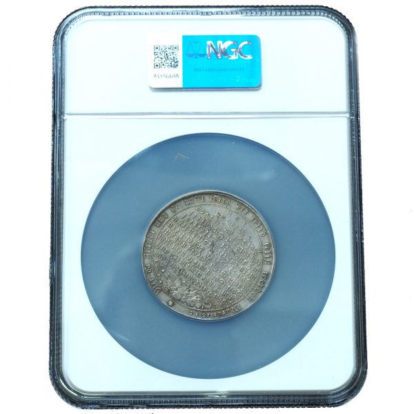 1741-IBH Harz Baptismal Taler AU58 NGC