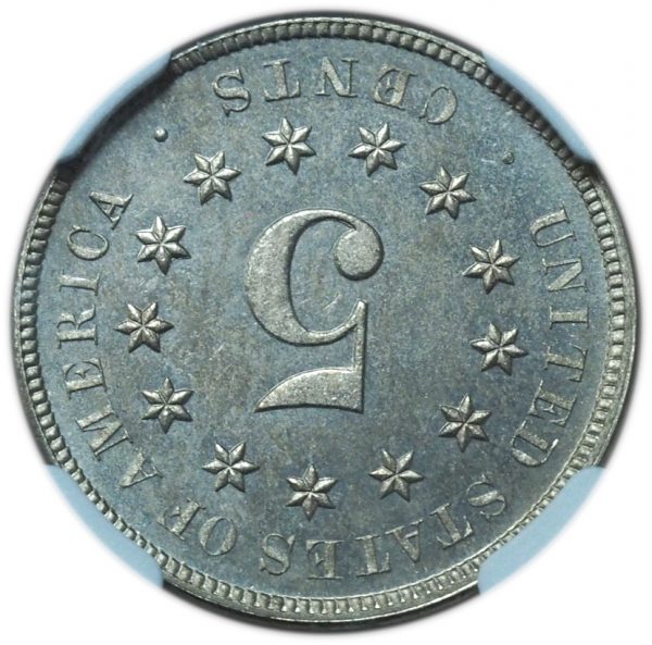 1880 Shield Nickel Proof PR64