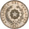 1889 Paraguay Peso MS62 NGC