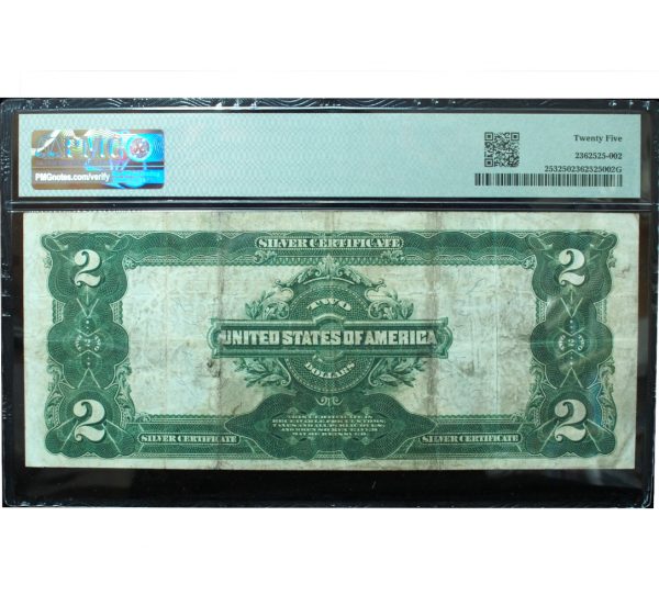1899 $5 Silver Certificate Mini Porthole PMG 25 Very Fine
