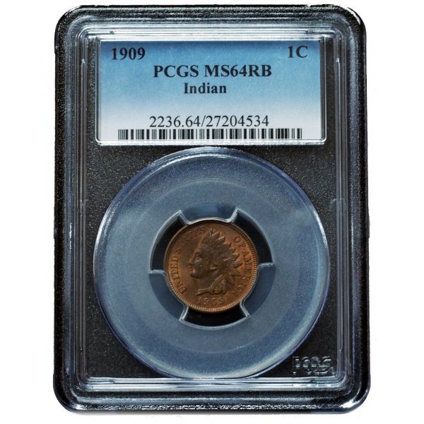 1909 Indian Head Penny MS64RB PCGS