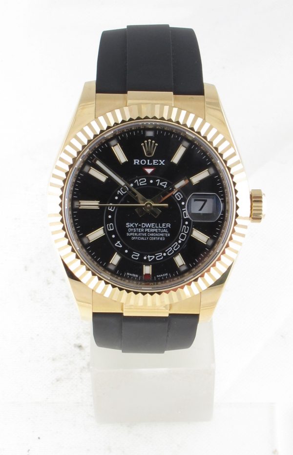 Pre-Owned Rolex 42MM Sky-Dweller (2022) Yellow Gold 326238 Front