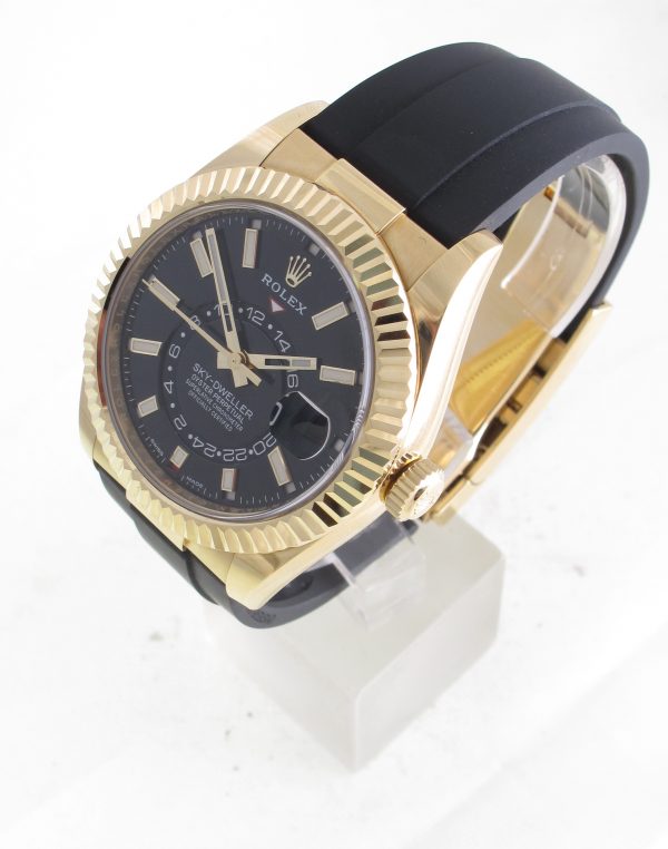 Pre-Owned Rolex 42MM Sky-Dweller (2022) Yellow Gold 326238 Left