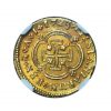 1723-M A Spain Escudo Gold MS64 NGC Top Pop