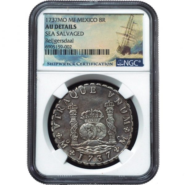 1737-Mo MF 8 Reales Reijgersdaal Ship Wreck AU NGC