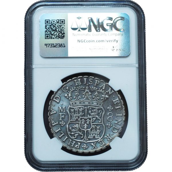 1737-Mo MF 8 Reales Reijgersdaal Ship Wreck AU NGC