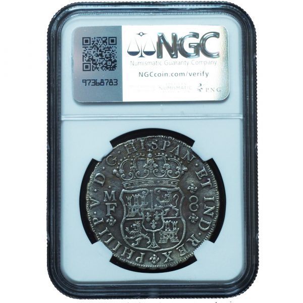 1738-Mo MF 8 Reales Reijgersdaal Ship Wreck AU NGC