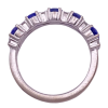 2.17ctw Sapphire & Diamond Band Ring 14K (1)