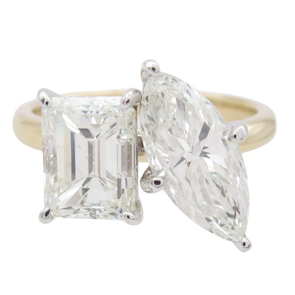 3ct Oval Diamond Solitaire Engagement Ring GIA 14K