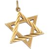 BIG Star of David Pendant Charm 14K Gold