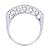 Mid Century 1 carat Diamond Anniversary band Profile