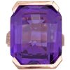32.15ct Lab Alexandrite Statement Ring 14K Gold