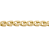 6.8mm Fancy Curb Link 9 Length 14K side
