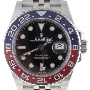 Pre-Owned Rolex 40MM GMT Master II Pepsi (2021) Stainless Steel Model 126710BLRO