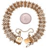 Victorian Revival Mesh Bracelet 18K Gold back