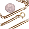 Vintage Open Curb Link 26'' Chain Necklace 14K (1)