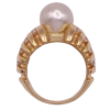 White Tahitian Cultured Pearl & Diamond Ring 14K (2)