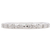 0.10ctw Diamond Textured Band Ring 14K White Gold
