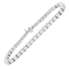10ct Round Diamond Tennis Bracelet 18K White Gold