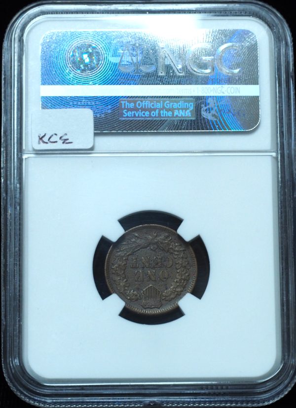 1909-S Indian Head Penny AU Details NGC
