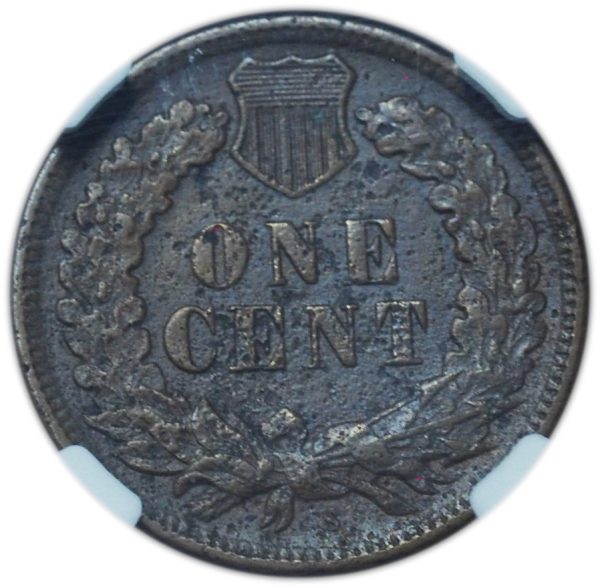 1909-S Indian Head Penny AU Details NGC