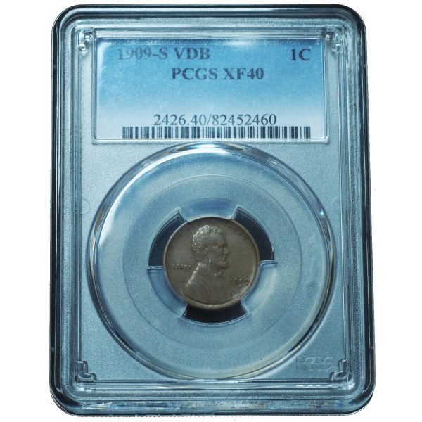 1909-S VDB Lincoln Wheat Cent XF40 PCGS