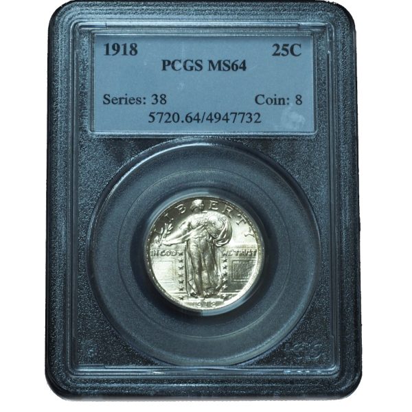 1918 Standing Liberty Quarter MS64 PCGS
