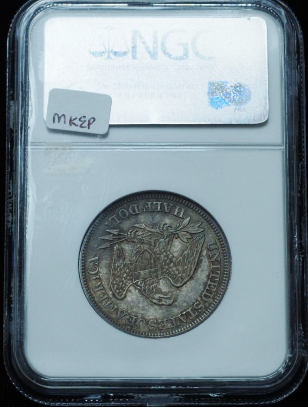 1858 Seated Liberty Half Dollar MS64 NGC