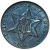 1860 3 Cent Silver MS61 ANACS Old Soapbox