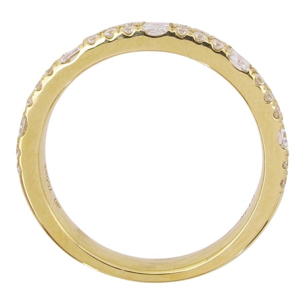 0.75ctw Emerald-Cut Diamond Band Ring 14K Gold profile