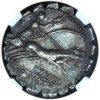 Ancient Roman Republic 79 BC Ti. Claudius Ti.f. Ap.n. Nero AR Serratus Denarius Ch. AU NGC