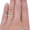 Alternating Round & Marquise Diamond Band 14KY (6)
