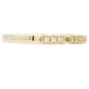 .09ctw Diamond Sectioned Half Stack Band 14K