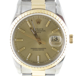 Pre-Owned Rolex 34MM Two Tone Date (1993) 15223