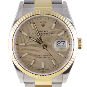Pre-owned Rolex 36MM Two Tone Datejust (2022) Model 126233