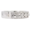0.45ctw Round & Marquise Cut Diamond Alternating Stack Band Ring 14k White Gold Side