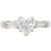 1.19ctw Heart Cut Diamond Ring 14K Gold