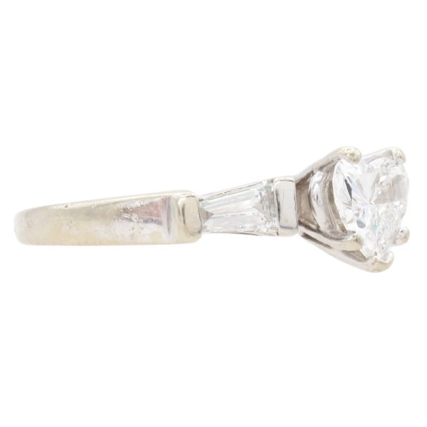 1.19ctw Heart Cut Diamond Ring 14K Gold side